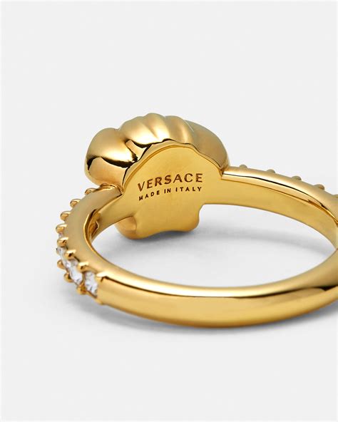 Versace Anello Crystal Medusa 